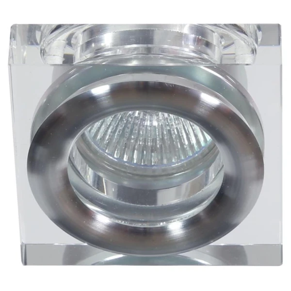Точковий світильник врізний Candellux SK-82 MR16 хром 2227399 - Фото 1