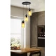 Підвісний світильник Candellux BISTRO E27 чорний 33-00576