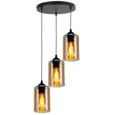 Candellux BISTRO E27 чорний 33-00576. Світильник підвісний