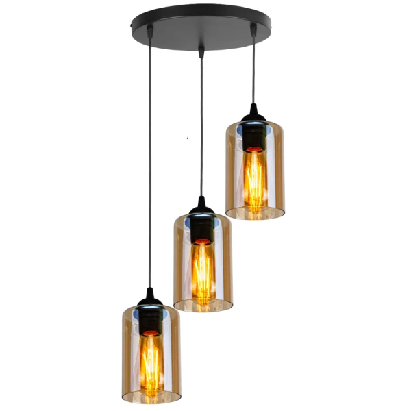 Підвісний світильник Candellux BISTRO E27 чорний 33-00576 - Фото 1