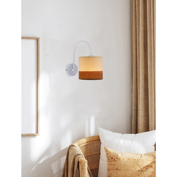 Бра Candellux BIANCO Е27 білий 21-17581 - Фото 3