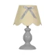 Настільна лампа Candellux WHILMA E14 сірий 41-64127
