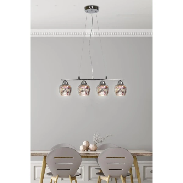 Підвісний світильник Candellux SIRIUS E27 хром 34-59628 - Фото 2