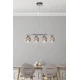 Підвісний світильник Candellux SIRIUS E27 хром 34-59628