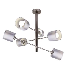 Candellux SAX E14 нікелевий 36-70715. Пристельова люстра