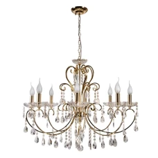 Candellux AURORA E14 золотий, 38-98644. Люстра свічка