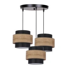 Candellux Twin E27 чорний 33-17901. Світильник підвісний