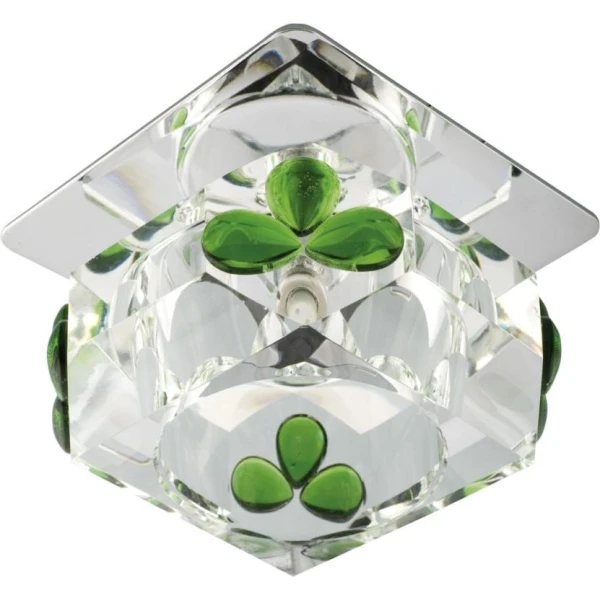 Точковий світильник врізний Candellux SK-49 G4 хром 2217386 - Фото 1