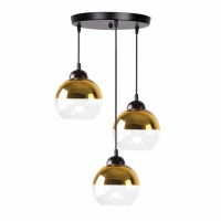 Candellux Contessa E27 чорний 33-21281. Світильник підвісний