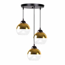 Candellux Contessa E27 чорний 33-21281. Світильник підвісний