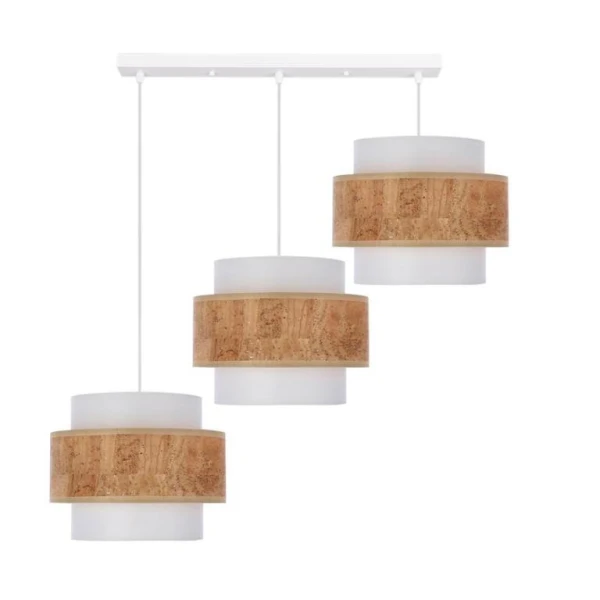 Підвісний світильник Candellux CORK Е27 білий 33-18137