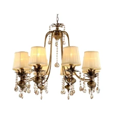 Candellux ADONIS E14 коричневий, 38-13873. Класична люстра