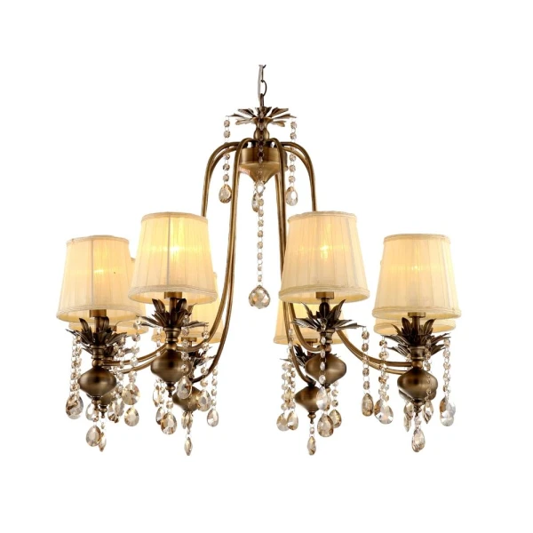 Люстра класична Candellux ADONIS E14 коричневий, 38-13873 - Фото 1