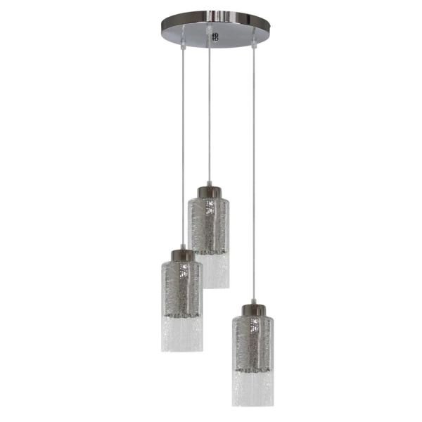 Підвісний світильник Candellux LIBANO E27 срібний 33-51691 - Фото 1