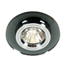 Candellux SS-10 MR16 чорний, хром 2230521. Точковий світильник