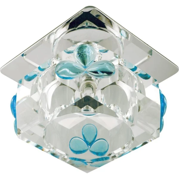 Точковий світильник врізний Candellux SK-49 G4 хром 2217720 - Фото 1
