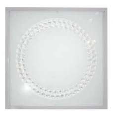 Candellux LUX 16 Вт 6500К нікелевий 10-60679. Стельовий світильник