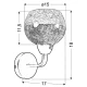 Бра Candellux CROMINA E27 чорний 21-57242
