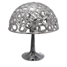 Candellux LAME E27 хром 41-40056. Настільна лампа декоративна