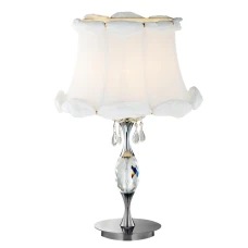 Candellux SAFONA E27 хром, 41-13347. Настільна лампа декоративна