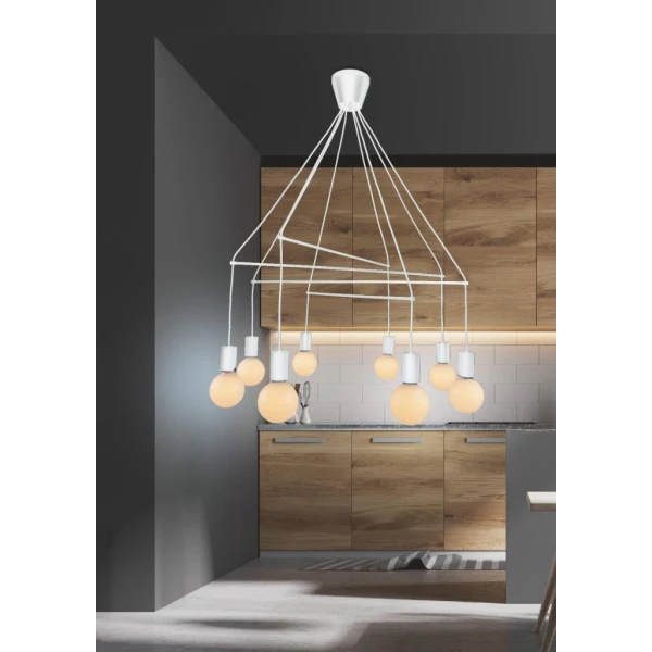 Підвісний світильник Candellux ALTO E27 білий 38-70944 - Фото 2