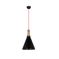 Candellux ROBINSON E27 чорний, коричневий 31-10421. Світильник підвісний