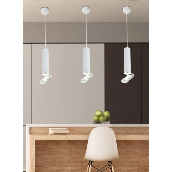 Підвісний світильник Candellux TUBA GU10 білий 31-77707 - Фото 2