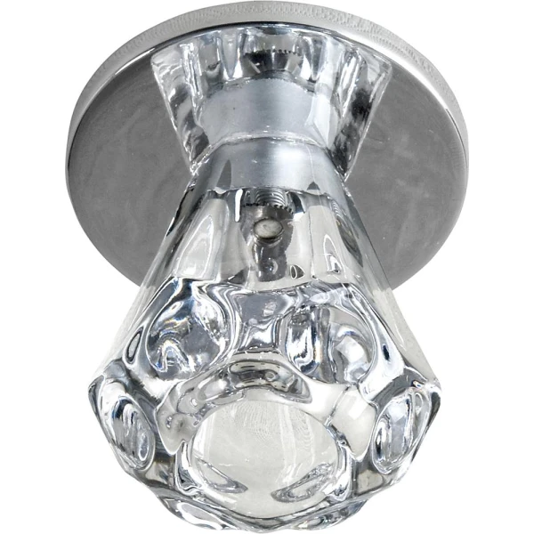 Точковий світильник врізний Candellux SK-32 G4 хром 2292482 - Фото 1
