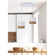 Candellux BIANCO Е27 білий 32-17567. Світильник підвісний