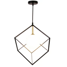 Candellux WEERT G9 чорний, золотий 50101046. Світильник підвісний