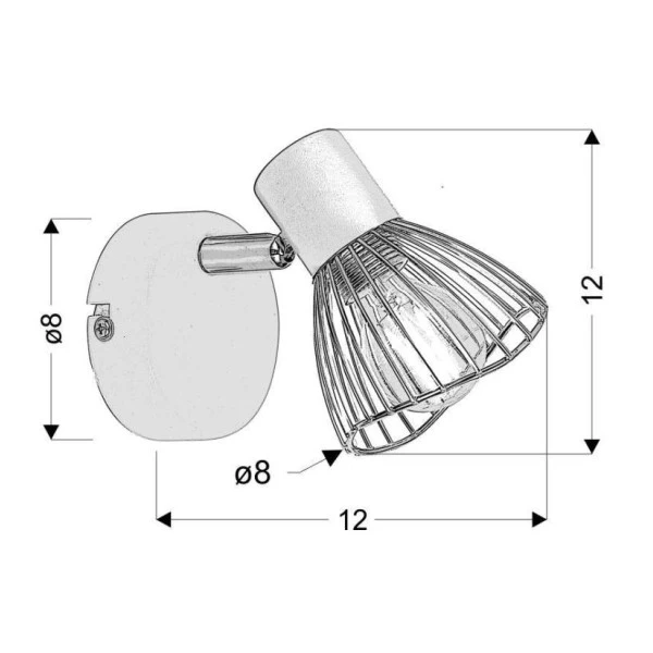 Бра Candellux FLY E14 чорний 91-61881 - Фото 4