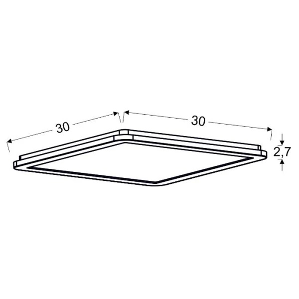 Світильник стельовий Candellux NEXIT 18 Вт 3000К хром 10-66794 - Фото 10