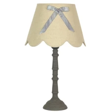 Candellux VIBU E27 коричневий 41-28365. Настільна лампа декоративна