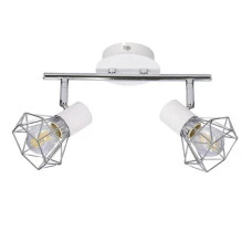 Candellux VERVE E14 білий, хром 92-61348. Спот світильник