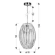 Підвісний світильник Candellux ABUKO E27 31-55296