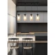 Підвісний світильник Candellux BISTRO E27 чорний 34-00552