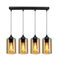 Candellux BISTRO E27 чорний 34-00552. Світильник підвісний