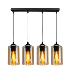 Candellux BISTRO E27 чорний 34-00552. Світильник підвісний