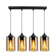 Підвісний світильник Candellux BISTRO E27 чорний 34-00552