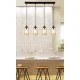 Підвісний світильник Candellux BISTRO E27 чорний 34-00552
