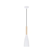 Candellux TROSA E27 бежевий, білий 50101265. Світильник підвісний