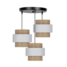 Candellux RATTAN E27 чорний 33-18212. Світильник підвісний