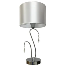 Candellux CARMEN E27 хром 41-40602. Настільна лампа декоративна