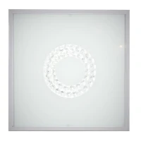 Candellux LUX 16 Вт 6500К нікелевий 10-60686. Стельовий світильник