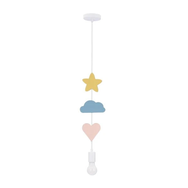 Підвісний світильник Candellux HEART E27 білий 31-12135 - Фото 1