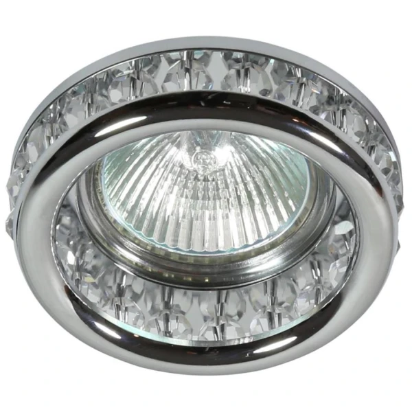Точковий світильник врізний Candellux SK-79 MR16 хром 2227405 - Фото 1