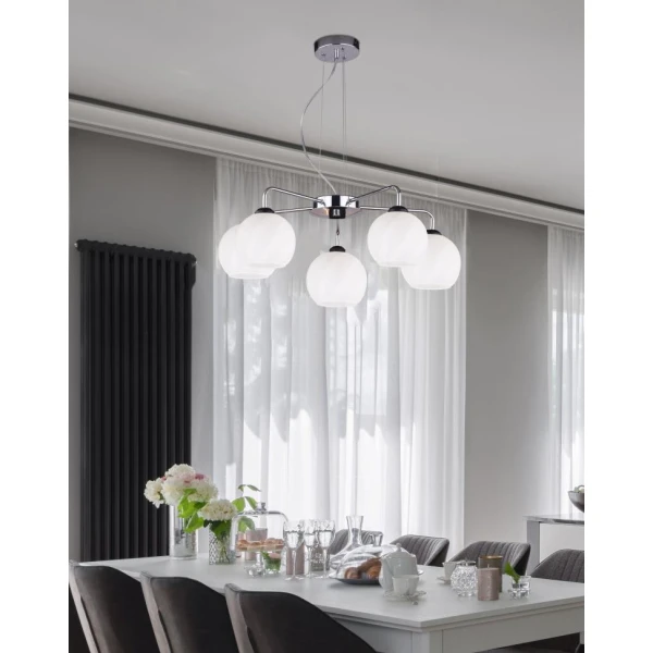 Підвісний світильник Candellux LARIX E27 хром 35-23841 - Фото 2