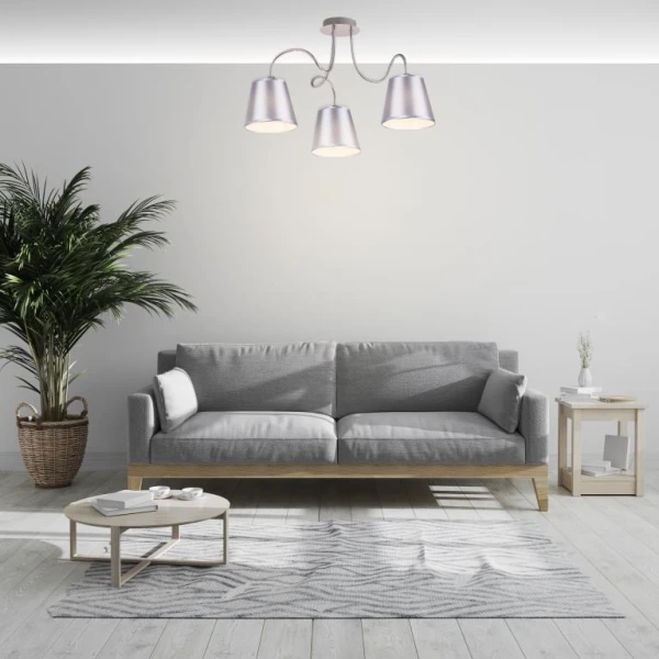 Люстра підвісна Candellux LUK E14 хром 33-70746 - Фото 3