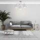 Люстра підвісна Candellux LUK E14 хром 33-70746