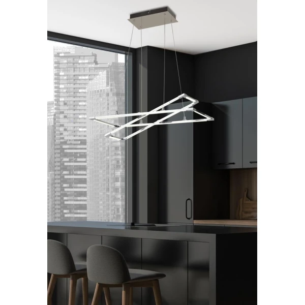 Люстра підвісна Candellux KSEROS 4000К хром A0033-320 - Фото 2